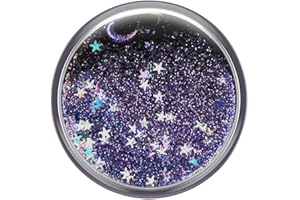 PopSockets PopGrip - Ausziehbarer Sockel und Griff mit einem Austauschbarem Top für Smartphones und Tablets - Tidepool Galaxy Purple