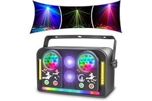 LITTLEBOYNY Luce da discoteca, Dms512, faretto a effetto T107, LED RGB, proiettore DJ, controllo musicale, per bar, kTV, riunioni di famiglia, Halloween, matrimonio, compleanno