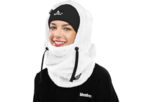Shy Velvet Bonnet de tempête Hiver, Balaclava, Fleece Balaclava pour Femmes Hommes, Masque de Ski, Chapeau Balaclava, Bonnet Balaclava, Bonnet de tempête Masque de Visage