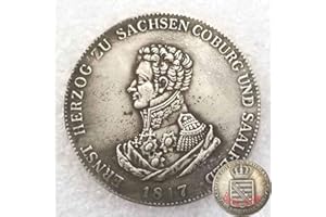 FKaiYin 1817 Anciennes pièces allemandes anciennes pièces de monnaie de l'Empire allemand - Pièce de monnaie non circulée - Excellent cadeau commémoratif pour papa/ami/mari Expérience future
