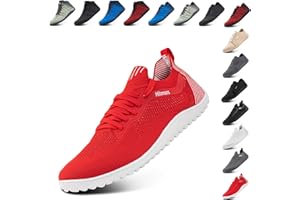 Hitmars Barefoot Shoes for Mens Womens Outdoor Lightweight Trail Running Minimalist Zero Drop Shoes Barefoot Trainers Breathable Walking Shoes 4-12 UK