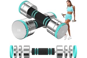 Dripex Steel Adjustable Dumbbells Set 2.5kg 5kg 7.5kg 10kg 15kg 25kg Dumbbells Pair Hand Weights with Foam Handle for Men Women Home Gym Fitness Dumbbell Training