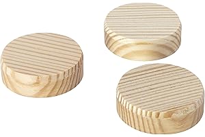 wolfcraft 10 Wooden Plugs Ø 35 mm I 2944000 I for patching and repairing flaws in wood