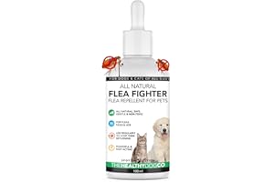 The Healthy Dog Co - Flea Treatment for Dogs - Spot On Flea Treatment for Dogs - Flea and Tick Treatment for Dogs - Dog Flea Treatment - Dog Flea and Tick Treatment - Tick Treatment for Dogs – 100 ml