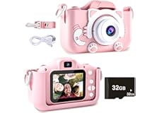 Kids Camera,1080P HD Digital Video Camera Toy for 3-12 Year Old Boys/Girls, Birthday Festival Gifts for Kids,USB Rechargeable