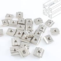 Profilé Aluminium 80/20 T-Slot 30x30 Mm - Longueur 400 Mm (15-3/4") - Occasion