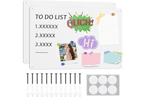 ALANGDUO 2 Stück Magnettafel Magnetboard aus Metall, 42 X 30cm Edelstahl Magnetisch Tafel Klein, Magnettafel Küche Selbstklebend, Magnetwand für Tafel Büro Küche Kühlschrankm, Weiß