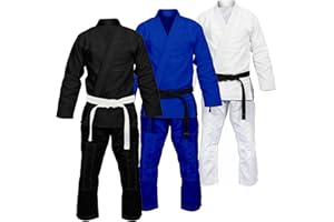 Agile Dragon Bjj Gi for Men - Brazilian Jiu Jitsu Gi - Preshrunk sweat wicking Fabric - Machine washable - Free white Belt