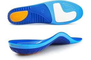 Popzoom plantare ortopedico plantari per tallonite Solette ortopediche per fascite plantare - Plantari Sollievo dal dolore al tallone Fascite per donna e uomo(M,Giallo)