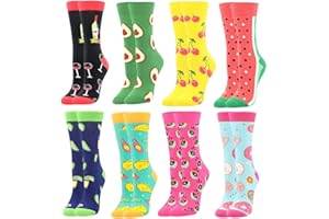 BONANGEL Calzini Vestito Arte da Donna Calze Fantasia ladies Calze Lunghe in Cotone Calzini Stampato Famose Moda Colorate Divertente Disegni le signore