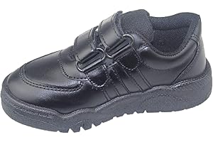 KATCH School Shoes Boys Back to Black Shoes for Boys Smart Boys School Shoes Back to School Boys Shoes Casual Black School Shoes for Boys Kids Trainers Black Trainers Kids