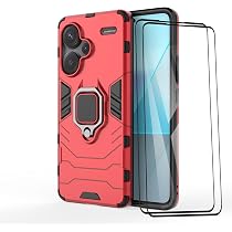 ESTH Handyhülle Mit Ringständer Für Xiaomi Redmi Note 14 Pro Plus 5G – Stoßfest + 2x Schutzfolie