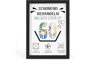 HSDSH 60. Geburtstag Geldgeschenk, Geschenke zum 60 Geburtstag Mann/Frau, Geburtstagskarte zum 60. Geburtstag Schonend behandeln 60, Witzige Geschenkideen zum 60, Geschenke für Freunde, Familie