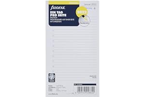 Filofax Personale 1 giorno per pagina, 168 pagine, 95 mm x 171 mm, (tedesco) 2022, 22-68446