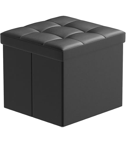 Panca Ottomana Pieghevole Generate PINPLUS | In Ecopelle Marrone, 110x40x40 Cm, Contenitore E Poggiapiedi - 4