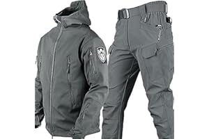 WENNEWU Militärische Taktische Anzüge, Männerkämpfe, Anzüge Für Männer Jagdkleidung, Trainingssätze Armeejacken