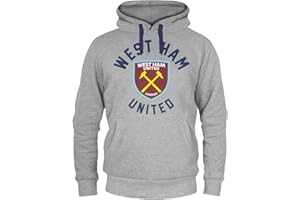 WEST HAM UNITED F.C. West Ham United FC Officiel - Pull à Capuche thème Football - Polaire - Motif Graphique - Homme