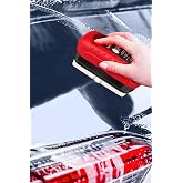 SAFESTORE Ara&ccedil; Cam Temizleme S&uuml;ngeri, Buğu ve Sis &Ouml;nleyici, Tutacaklı Tasarım, Kırmızı, Ayna ve İ&ccedil; Cam Yağ Filmi Temizleyici