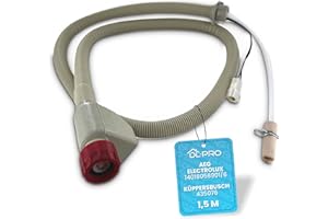 DL-pro Manguera de entrada de agua 1,5m para lavavajillas y lavaplatos para AEG Electrolux Juno 14018058901/6 140180589016 14018058901 Aquastop