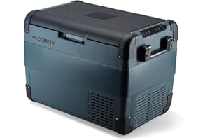 DOMETIC CFX2 57 Frigorifero a compressore portatile 57L con controllo tramite app, 12/24V 100/240V con protezione della batteria, Frigorifero elettrico, congelatore per auto, USB