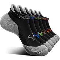 KEMISANT Calzini Uomo Corti – 6 Paia Di Calze Sportive Traspiranti, Assorbimento Umidità E Supporto Arco Plantare - 4