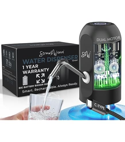 akari ✨ Akari USB Type-C Rechargeable Water Dispenser – Stylish Design