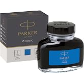 PARKER Quink Yıkanabilir Dolma Kalem M&uuml;rekkebi, 57 ml, Mavi