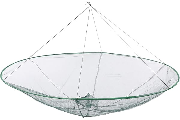 Fiske Gjutnät, Hopfällbart Fiskenät 150 Cm Höghållfast Nylonnät Flytande Räkbur FiskeredskapFisknät