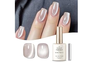 Born Pretty Cat Magnetic Eye Gel Nude Mondlicht - Vernis à ongles UV Shiny Effect Gel Manucure et Nail Art DIY à la maison