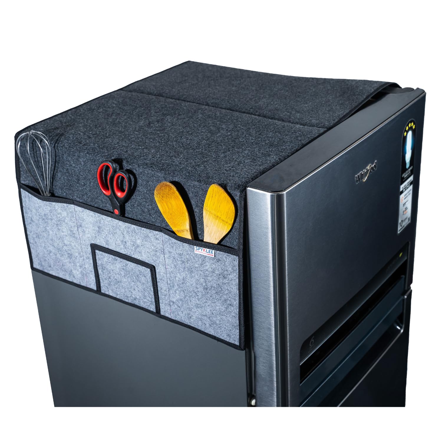 SPYKLEE Durable Fridge Top Cover: Water-Resistant, Anti-Dust Protector & Home Organizer