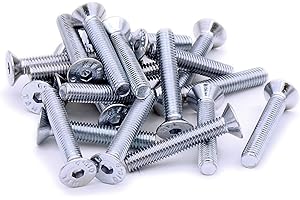 SINGULARITY SUPPLIES M5 (5mm x 30mm) Hex Socket Countersunk Machine Screw (Bolt) - Steel (Pack of 20)