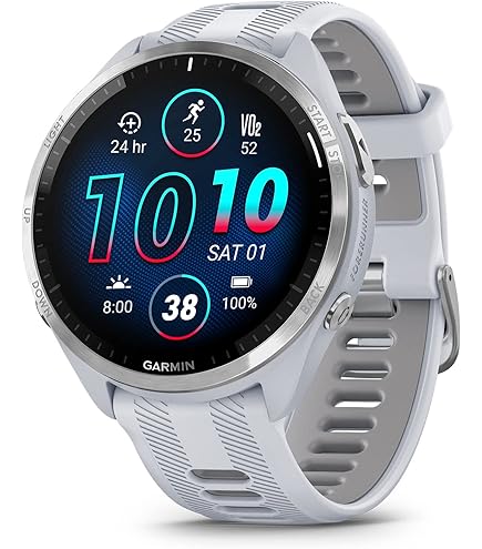 Garmin Forerunner 965 Smartwatch kwarcowy, unisex, biały