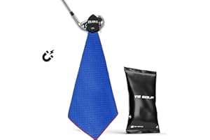 TS Golf Toalla de golf magnética para golfistas | Lo mejor para regalos de golf y accesorios de golf para hombres y mujeres | Toallas de golf para bolsas de golf con clip | Toalla de microfibra de