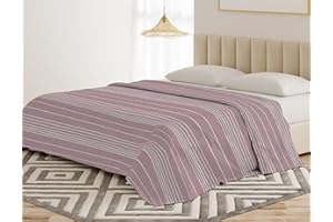 BANZAII TEXTILE INNOVATOR ONLINE Banzaii Copriletto, Copridivano, Telo Copritutto multiuso per Arredo Irene Rosa 170x250 cm