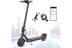 SHIZHUNIAO 8.5" Monopattino Elettrico Adulto, Scooter Elettrico Pieghevole con 36V 10.4Ah Batteria e 350W Motore, 35KM di Autonomia, Velocità fino a 25KM/H, Carico Massimo 120KG, APP Controllo