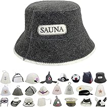 2 PièCes Bonnet De Sauna, Chapeau Sauna En Feutre,Bonnets De Sauna Pour Hommes Et Femmes Accessoires De Sauna Ideaux Protection De Tete Respirante 95928960