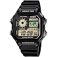 Casio World Time Alarm Digital 100M 5 ALARMS