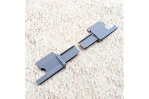 ULEIVA 1 Paar Endstück Grau Rastrollo Ersatzteil kompatibel mit Dometic Seitz Rollo 2001 Wohnmobil Caravan (Grau)