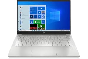 HP Pavilion 14-ec0008ns - Ordenador Portátil de 14" Full HD - (AMD Ryzen 5 5500U, 16GB RAM, 512GB SSD, AMD Radeon Graphics, Windows 10 Home), Blanco – Teclado QWERTY Español