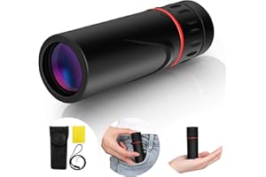 BAOBANG Monocular Telescope High Power 30X30 Waterproof HD Pocket Monoculars Mini Monocular Telescope Portable for Adults Scope Wildlife Bird Watching Hunting Hiking Concerts Travel Gifts Black