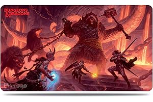 Ultra Pro 86523 D&D Fire Giant Playmat Game, red