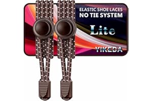 YIKEDA No Tie Elastic Laces 120CM Elastic Shoe Laces No Tie Elastic Shoelace Lock System Suitable for Kids Adults Elderly Disabled…