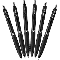 Uni-ball Signo 207 Gel-Tintenroller – 14 Stück Schwarz, Mit Komfort-Griff, Dokumentenecht