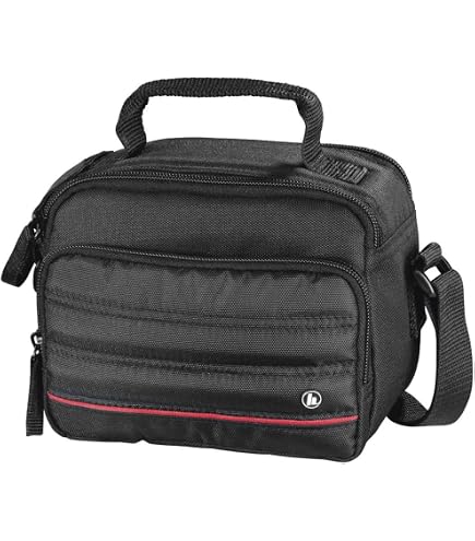 Hama Albany Kameratasche Für DSLR – 15x10x13 Cm, Polyester, Mit Tragegriff & Schultergurt – Schwarz