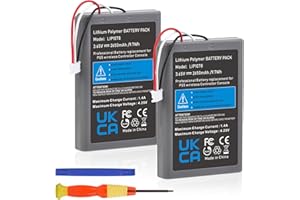 Pickle Power 2Pcs 2650mAh PS5 Controller Battery LIP1078 Battery Replacement for Sony Playstation 5 DualSense CFI-ZCT1W Wireless Controller