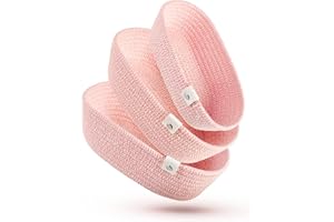 Gem of Oak Aufbewahrungskörbe oval rosa weiß für Regale Schränke Schlafzimmer Badezimmer Organisation Schubladenschrank Kommode Kinderzimmer Dekoration Dekokorb, 3er Set