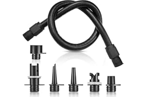 CAIXIANGYU Kit Adaptateur de Pompe Sup, Adaptateur de Pompe Gonflable, Accessoires de Rechange avec 6 Buse de Valve d'air, pour Stand Up Paddle et Gonflables
