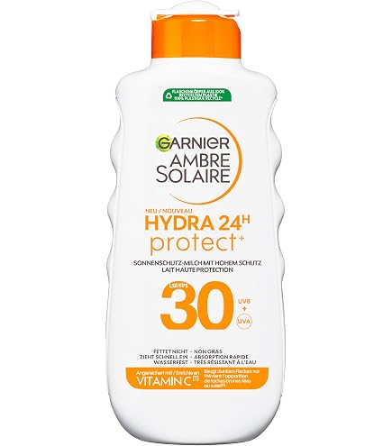 Lait Solaire Garnier Ambre Solaire FPS30 - Visage & Corps 50 Ml - Neuf Original