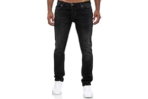 MERISH Jeans Herren Destroyed Hose Jeanshose Slim Fit Männer Denim 2081-1001