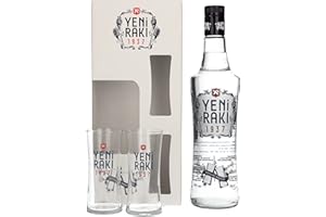 EWBOB Yeni Raki 45% Vol. 0,7l in Giftbox with 2 glasses